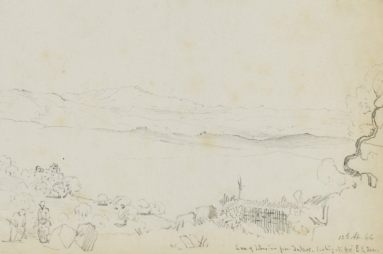 Mer de Tibériade, depuis le Thabor - Miner Kilbourne Kellogg
