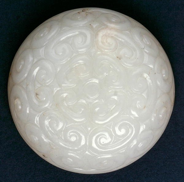 Boîte à pâte à cacheter de style Guri avec rouleaux de Lingzhi - Ming Dynasty Chinese School