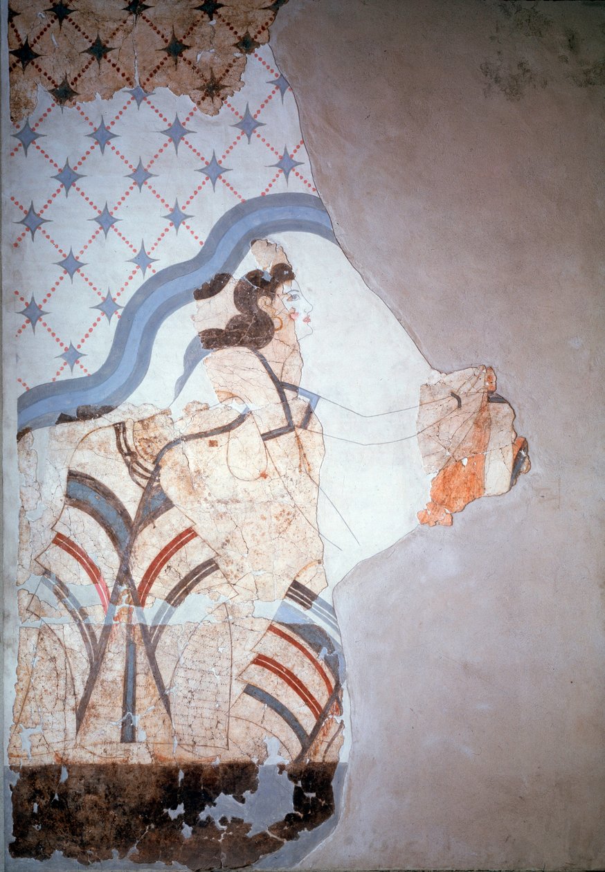 Figure féminine (fresque) - Minoan