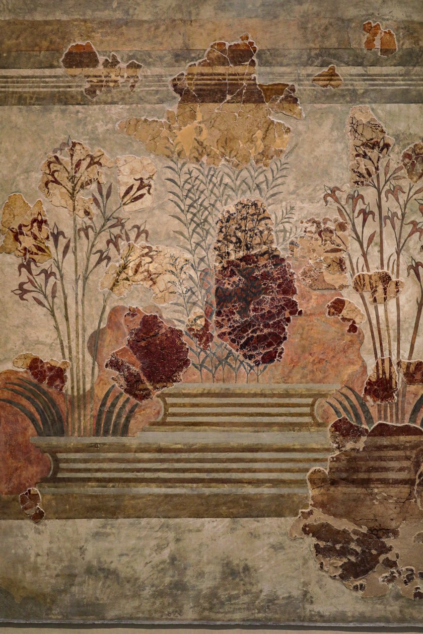 Panneau des "Fresques des Lys" - Minoan