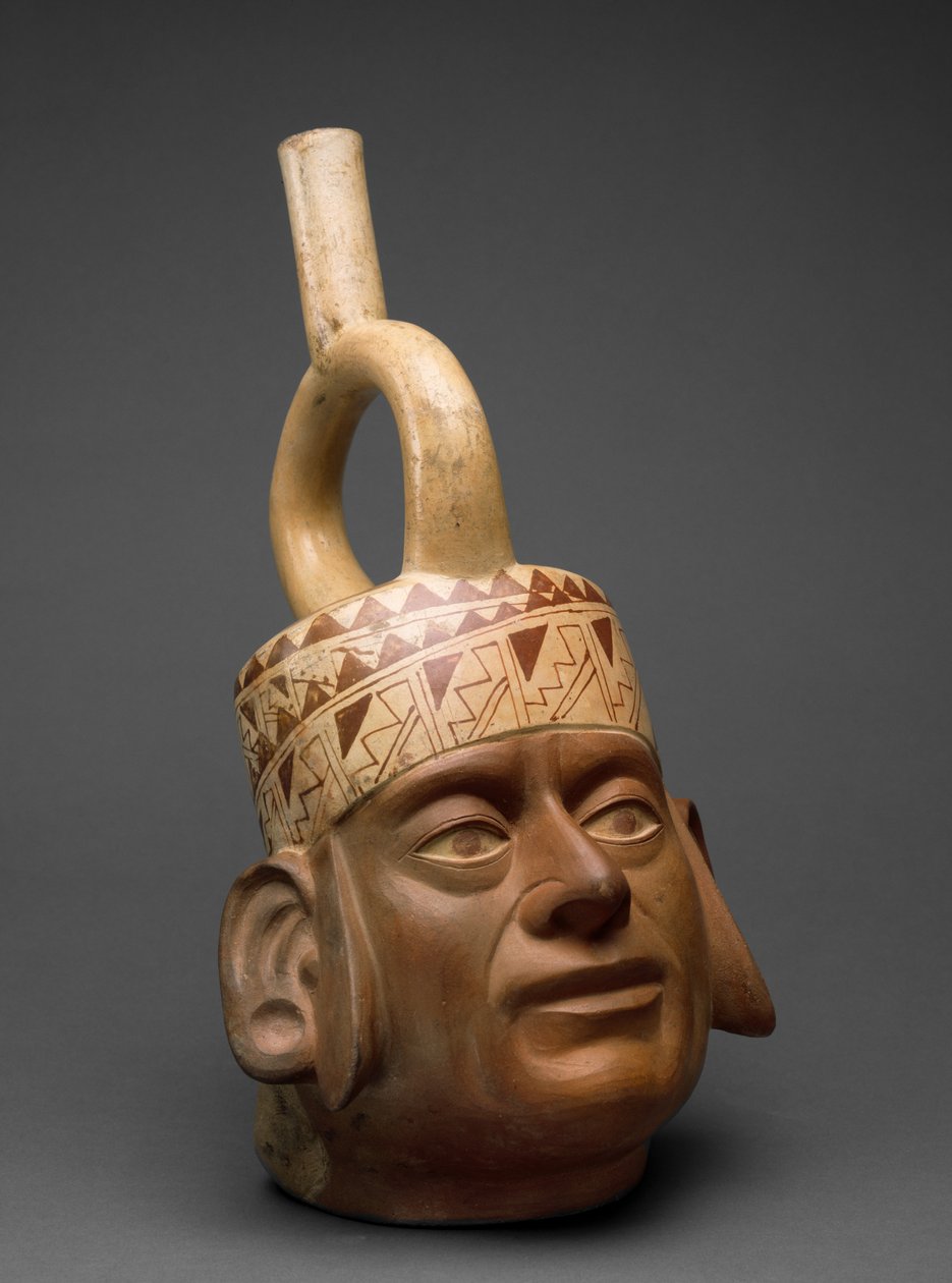Vase à tête portrait - Moche