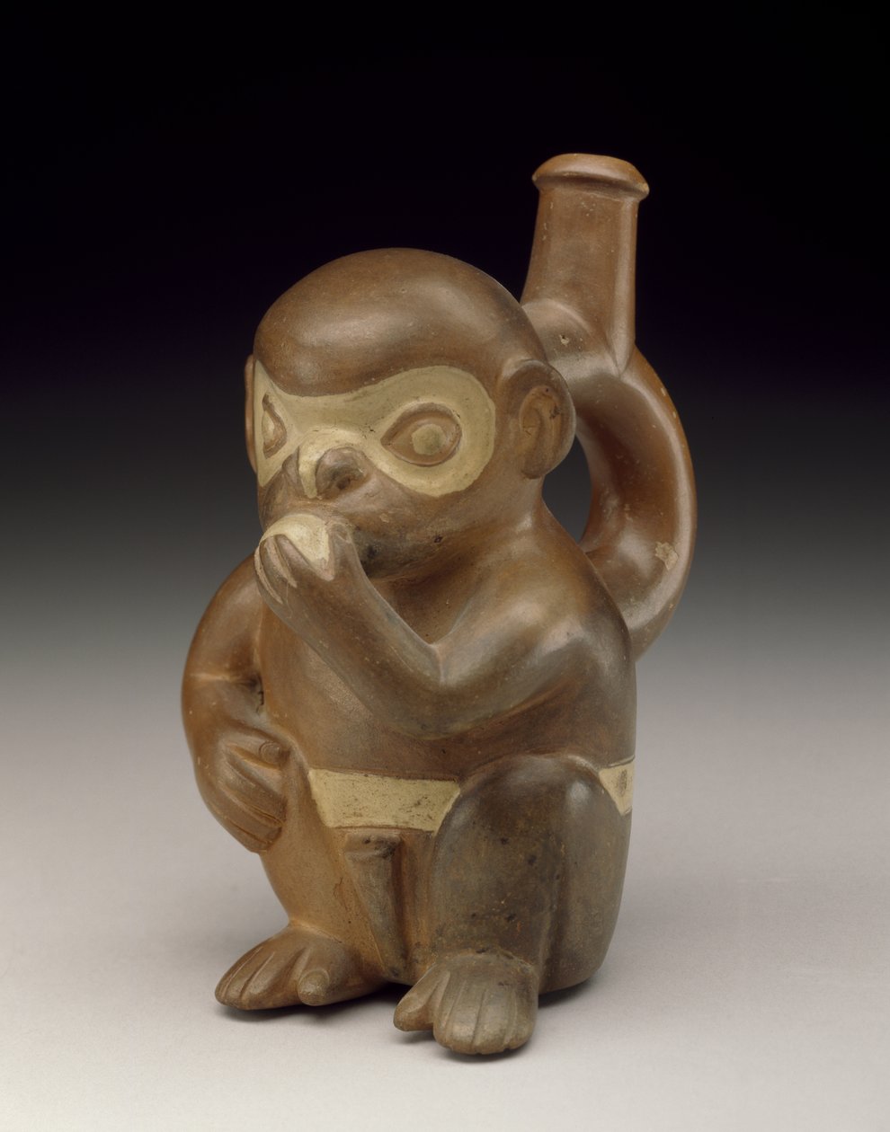 Vase singe - Moche Moche