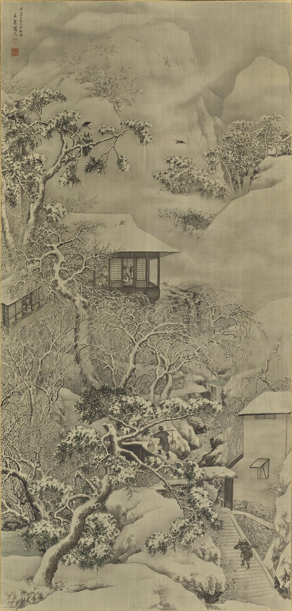 Paysage enneigé - Mochizuki Gyokusen