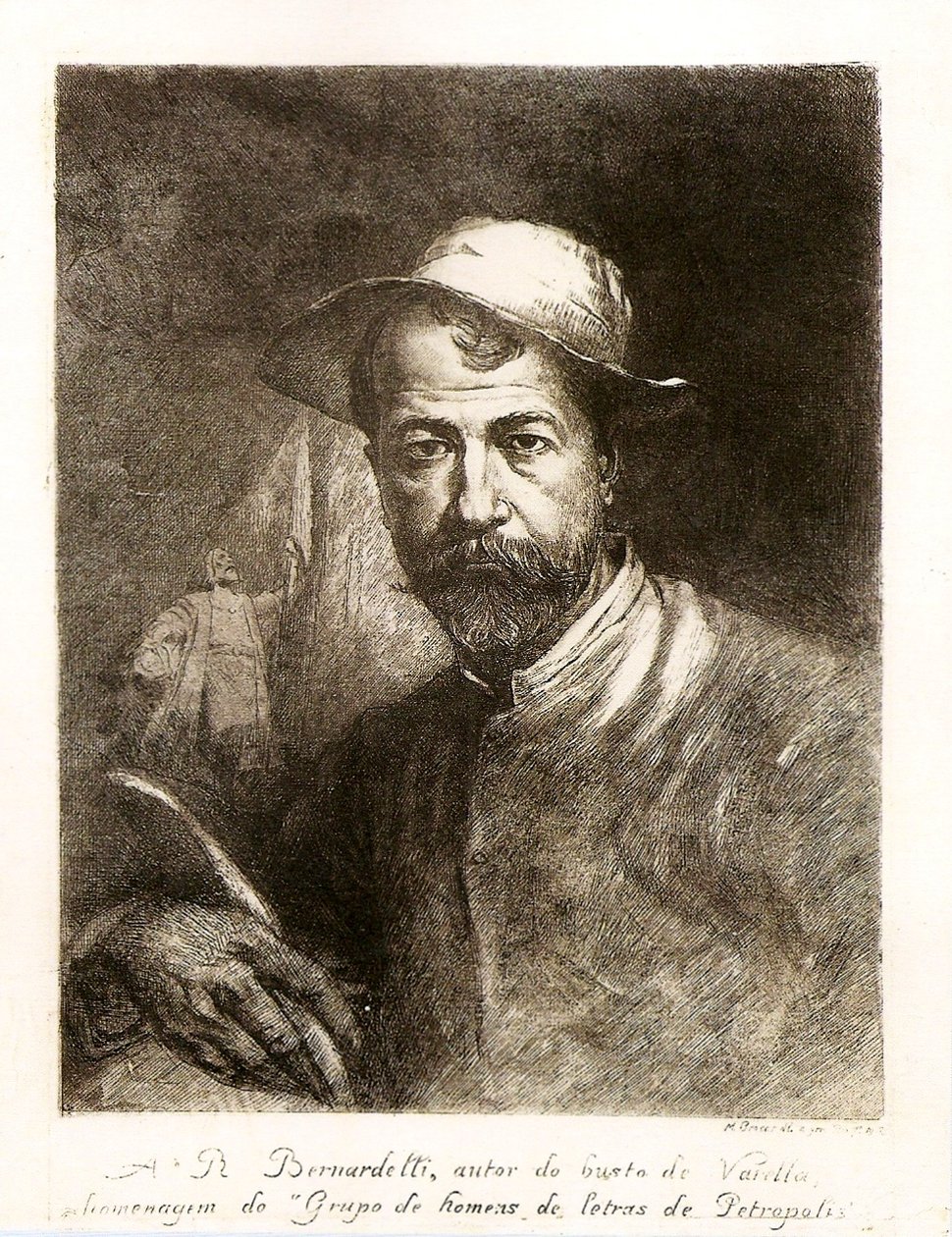 Portrait de Rodolpho Bernardelli - Modesto Brocos