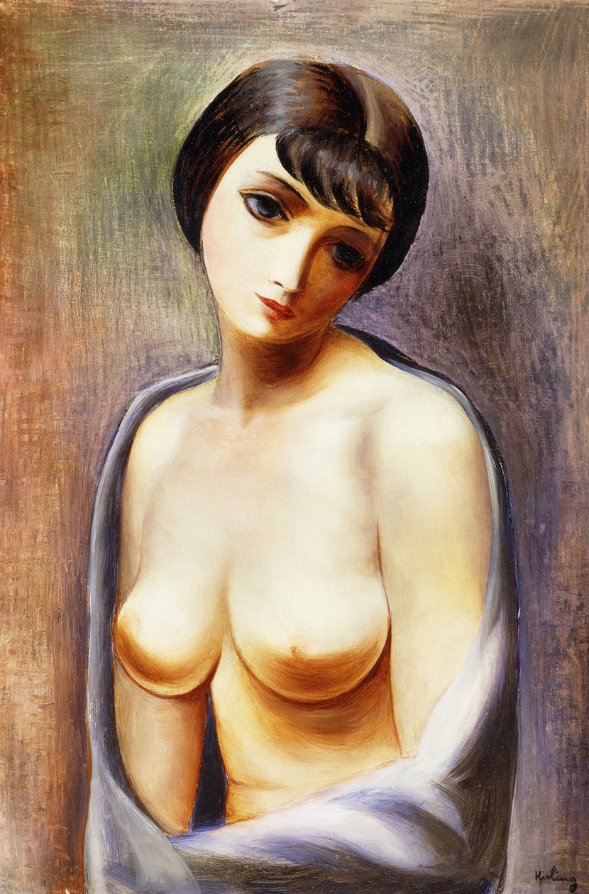 Bust of Girl; Buste de Jeune Fille - Moise Kisling