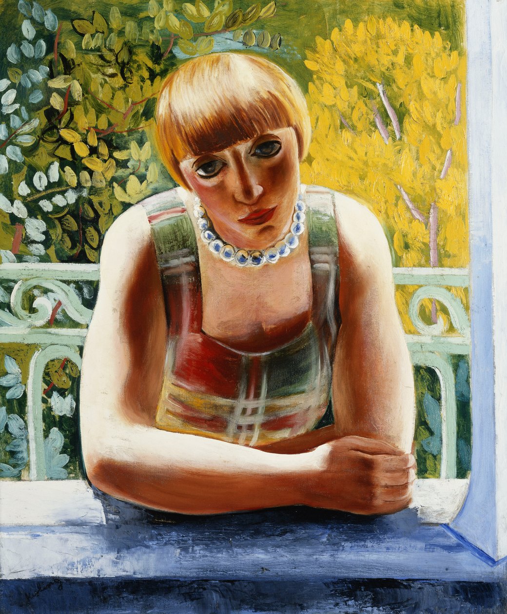 Madame Kisling à Saint-Tropez - Moise Kisling