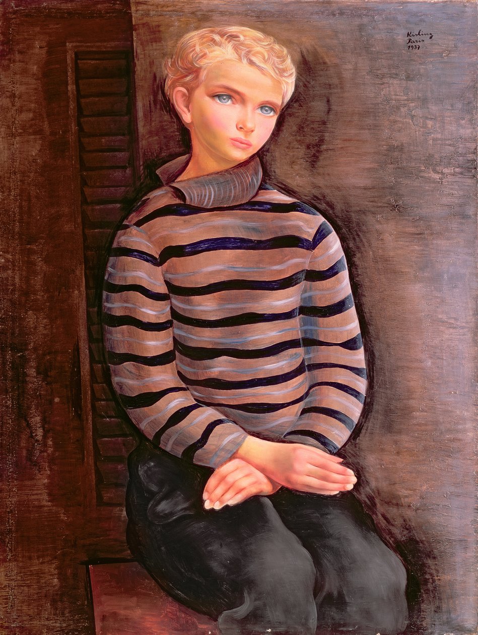 Jeune garçon blond - Moise Kisling
