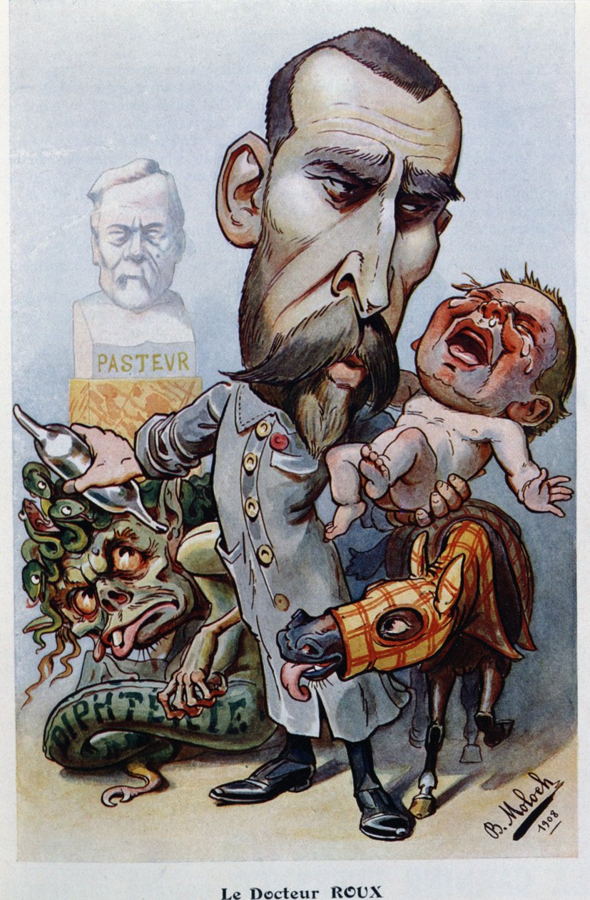 Dr. Emile Roux (1853-1933) et la diphtérie, de 