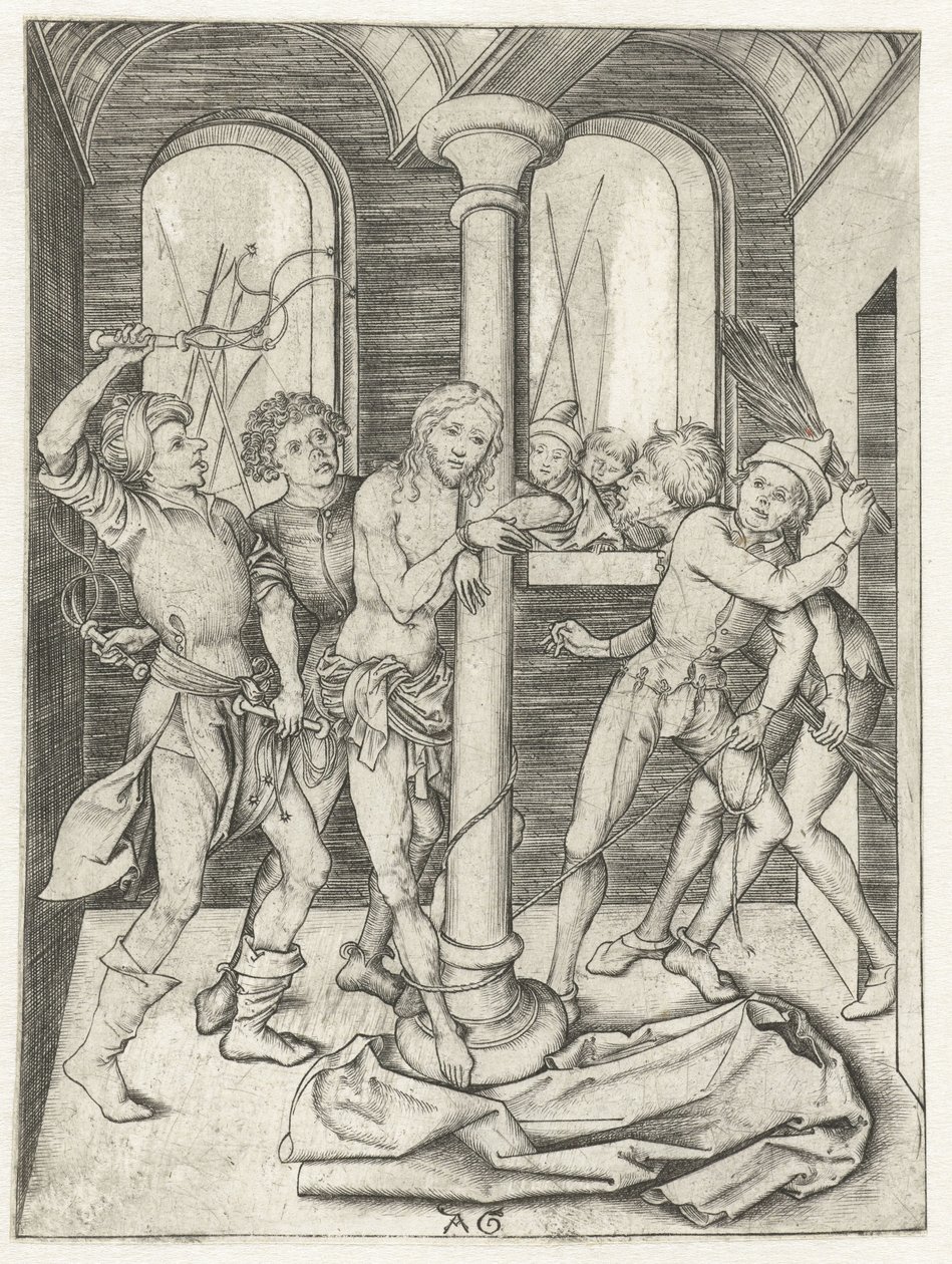 Flagellation du Christ (Récit de la Passion) - Monogrammist AG