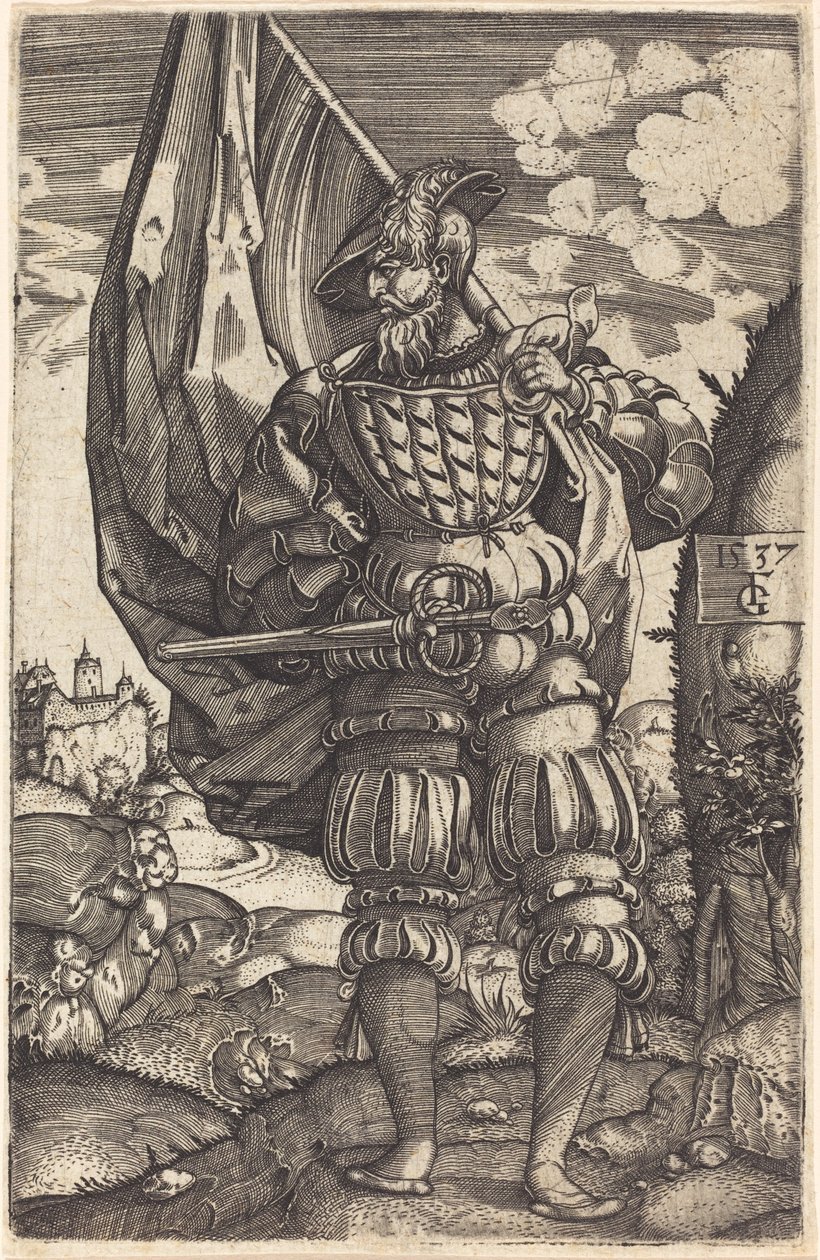 Le Porte-étendard - Monogrammist FG