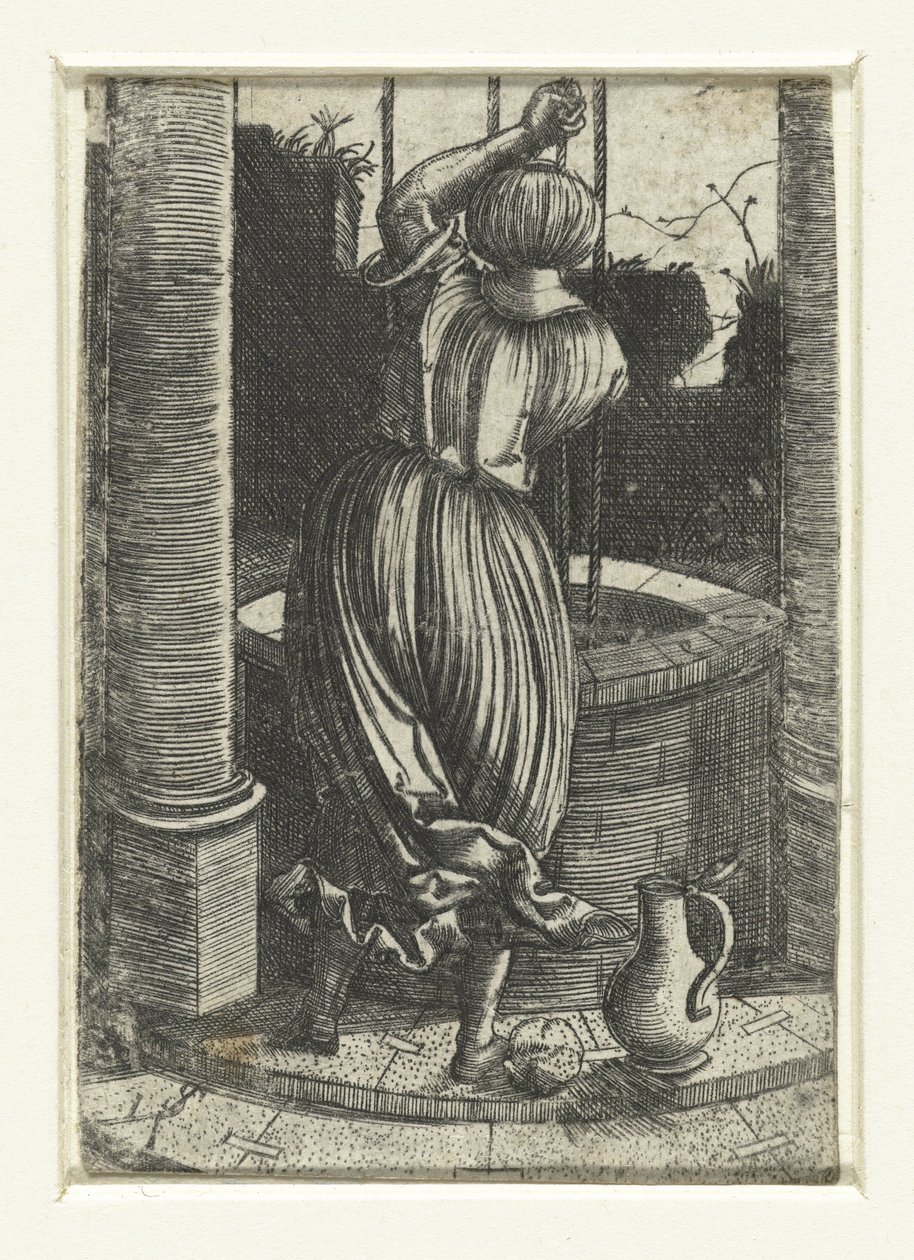 Femme près d