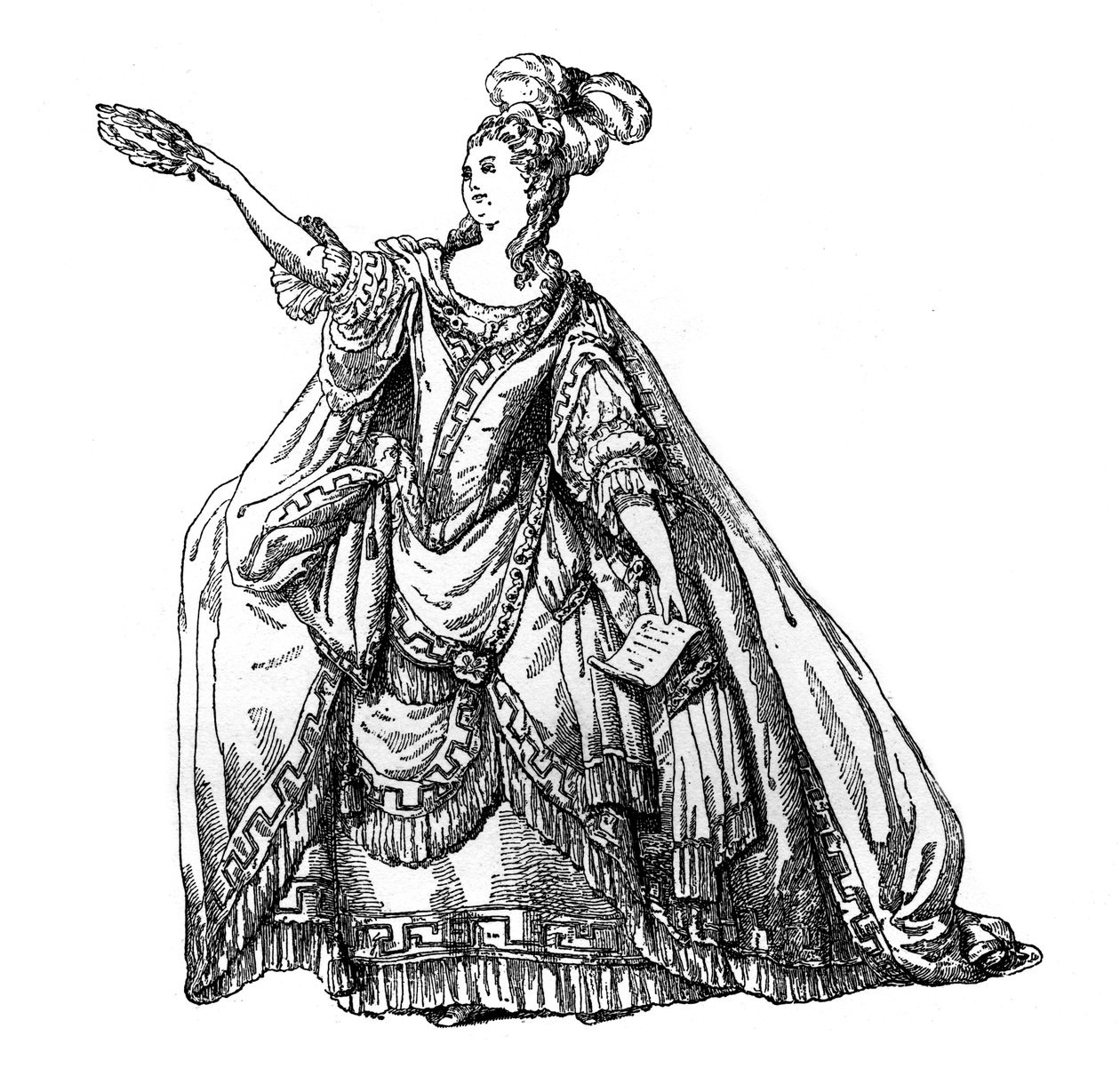 Costume du théâtre français, 1885 - Moreau