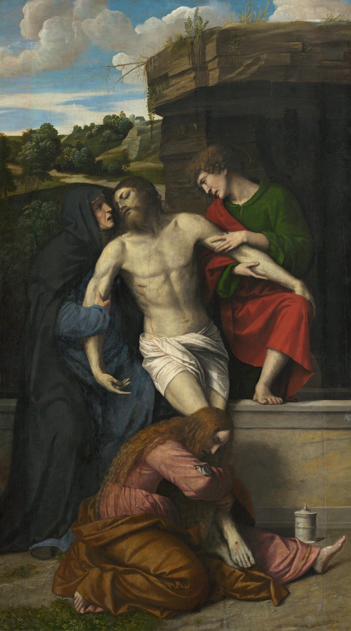 Pietà - Moretto da Brescia