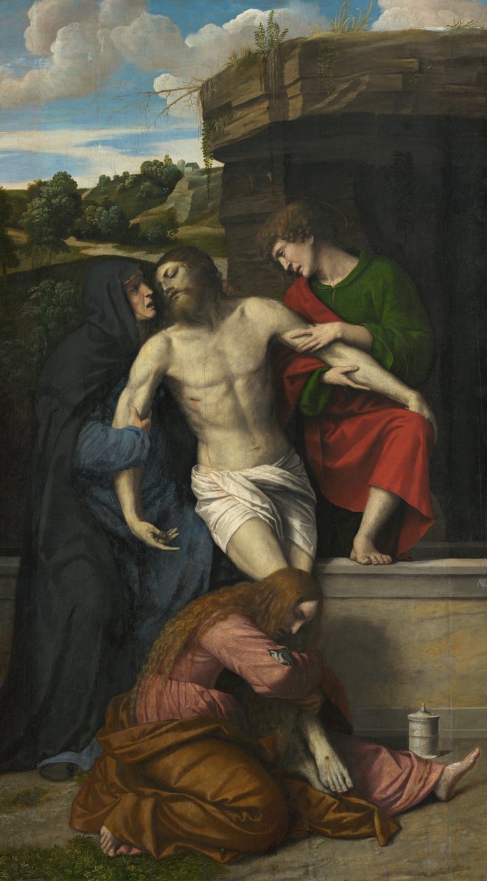 Pietà - Moretto da Brescia