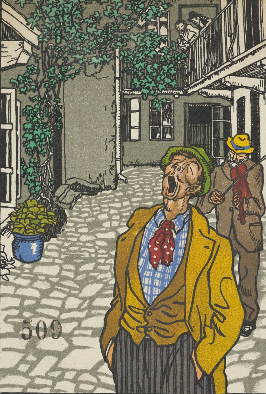 Chanteur naturellement doué, 1911 - Moritz Jung