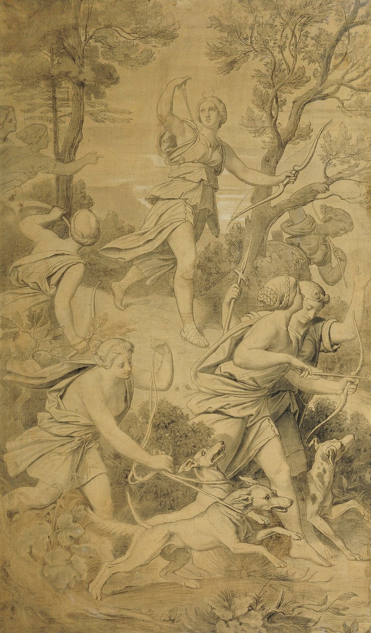 Diane avec ses compagnes - Moritz Ludwig von Schwind