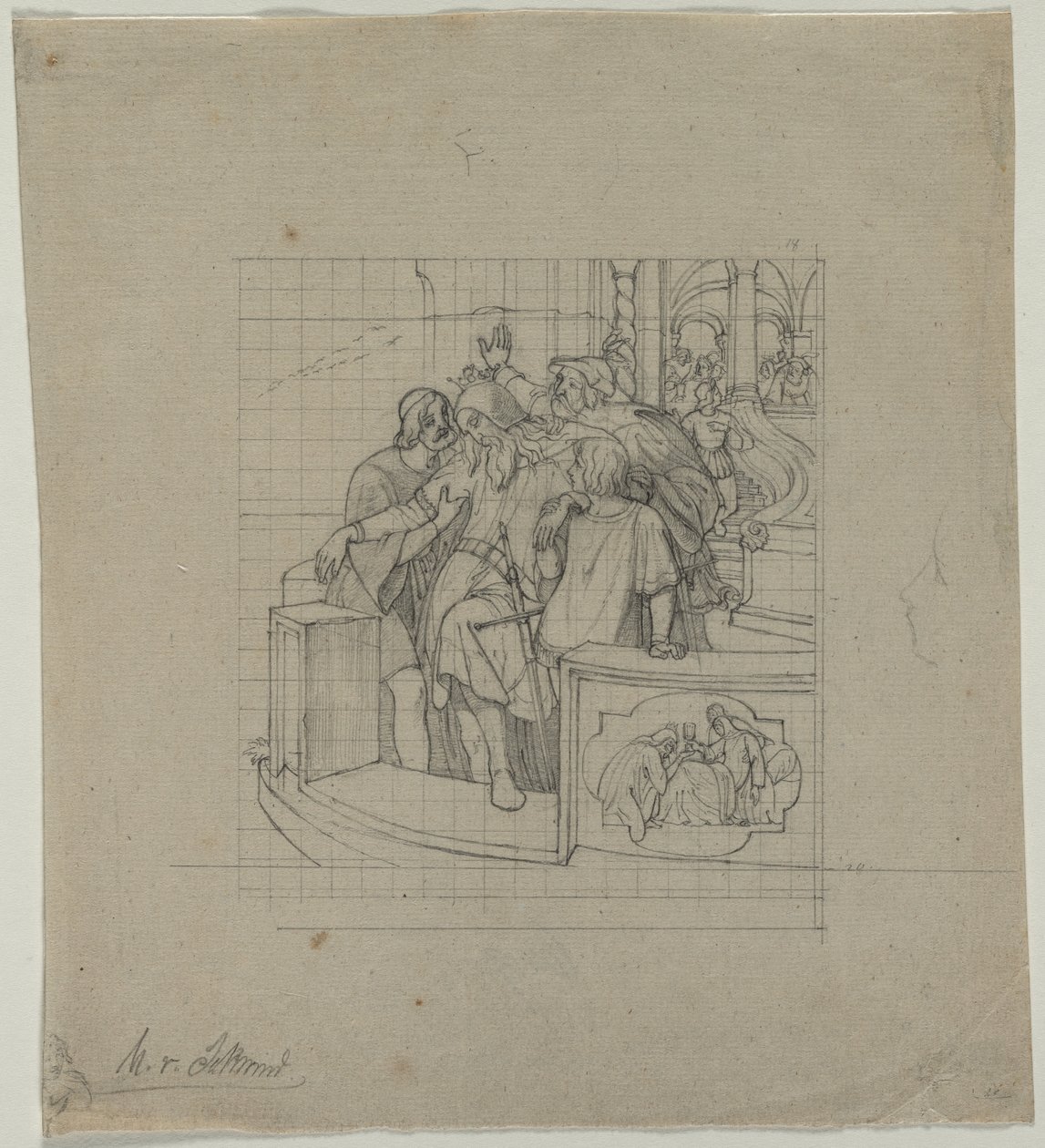 Le Roi de Thulé - Moritz Ludwig von Schwind