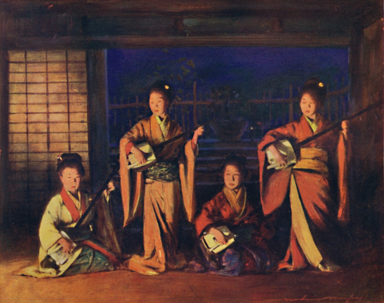 Filles Geisha, 1903 - Mortimer L Menpes