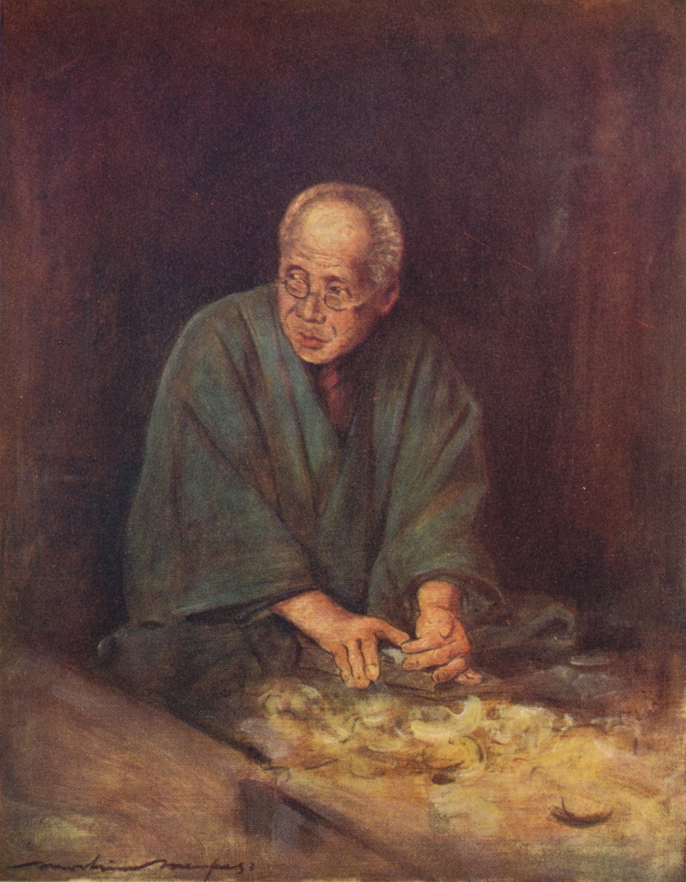 Le charpentier - Mortimer L Menpes