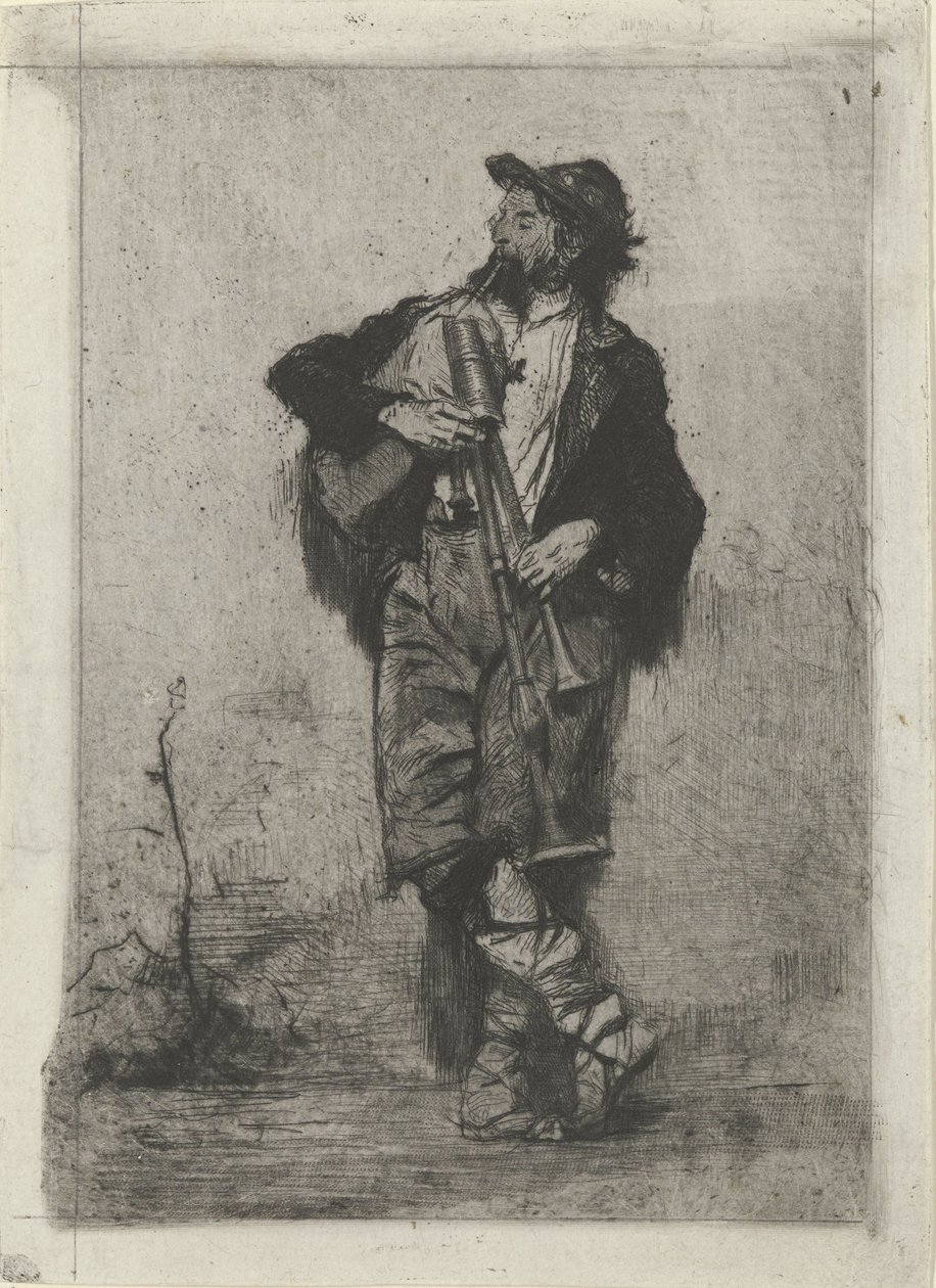Joueur de cornemuse - Mosè di Giosuè Bianchi