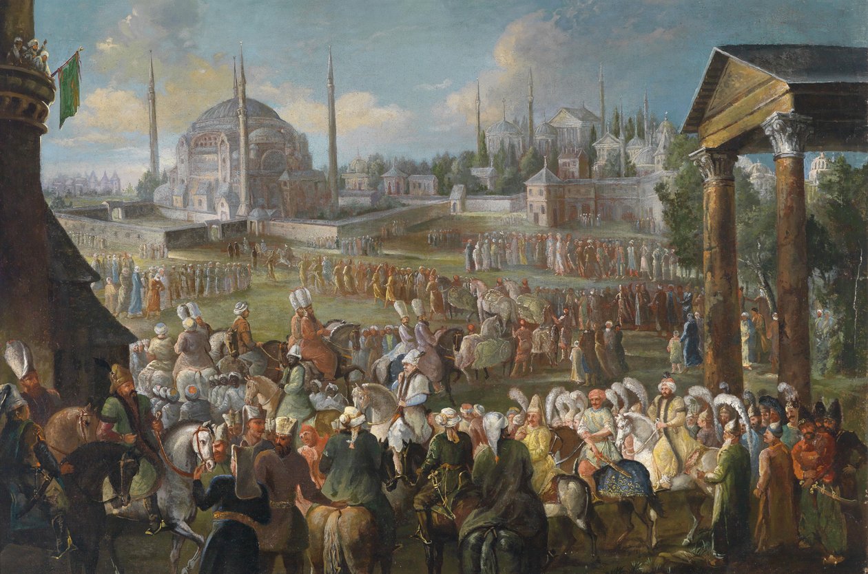 La procession du sultan à Istanbul, c. 1736 - Mour