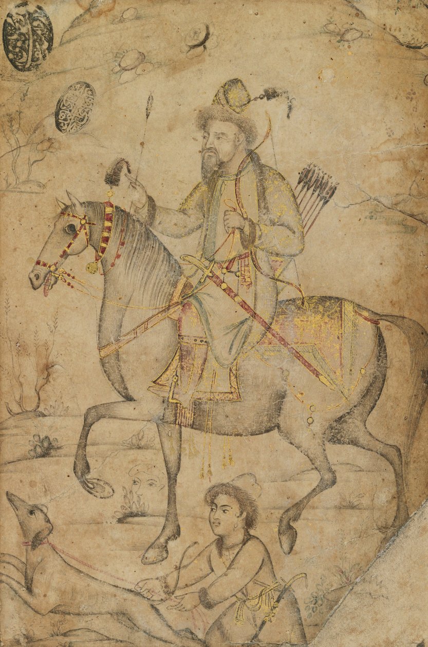 Chasseur à cheval, c.1600 - Mughal School