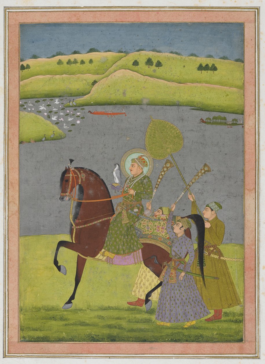 Portrait équestre de Muhammad Shah de l