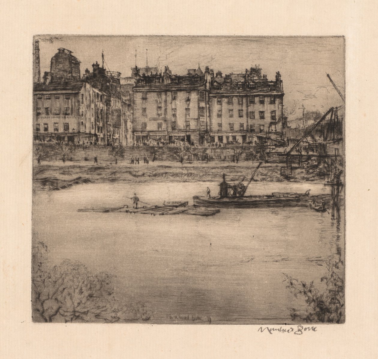 Gravures de Glasgow : Gorbals - Muirhead Bone