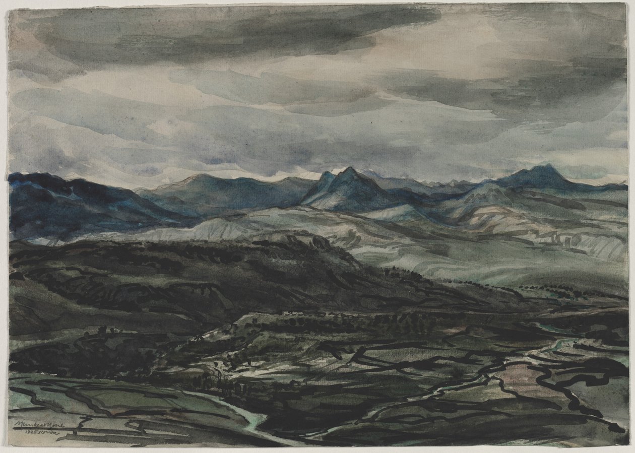 Tempête, Ronda, Espagne - Muirhead Bone