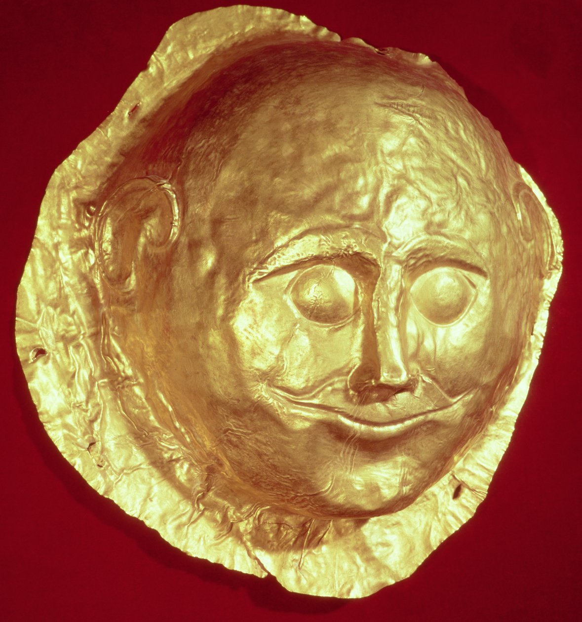 Masque mortuaire de la tombe IV du Cercle de tombes A, Mycènes - Mycenaean