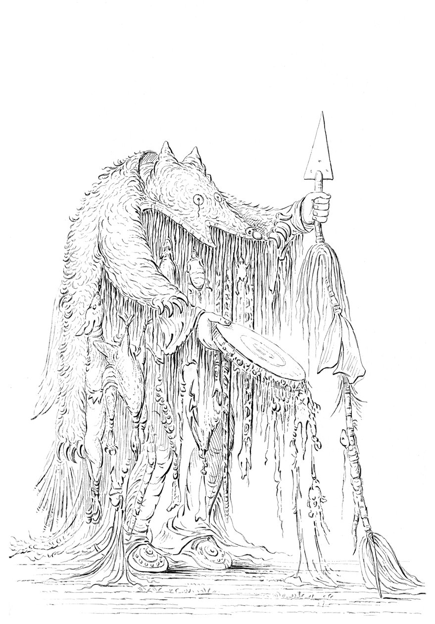 Chaman amérindien, 1841 - Myers and Co