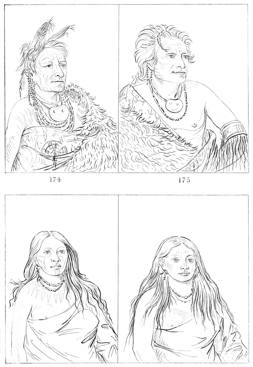 Pawnees, 1841 - Myers and Co