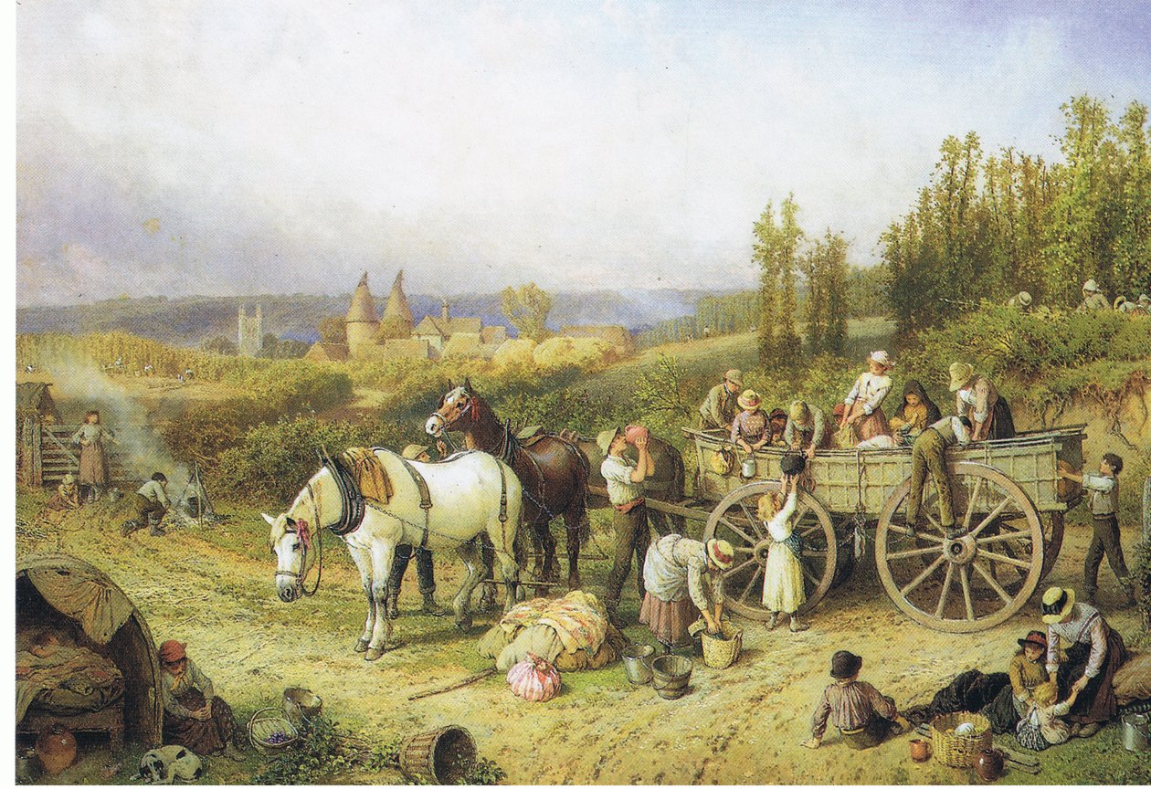 La charrette de ferme - Myles Birket Foster