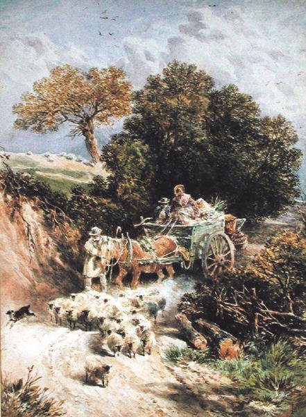 Aller au marché - Myles Birket Foster