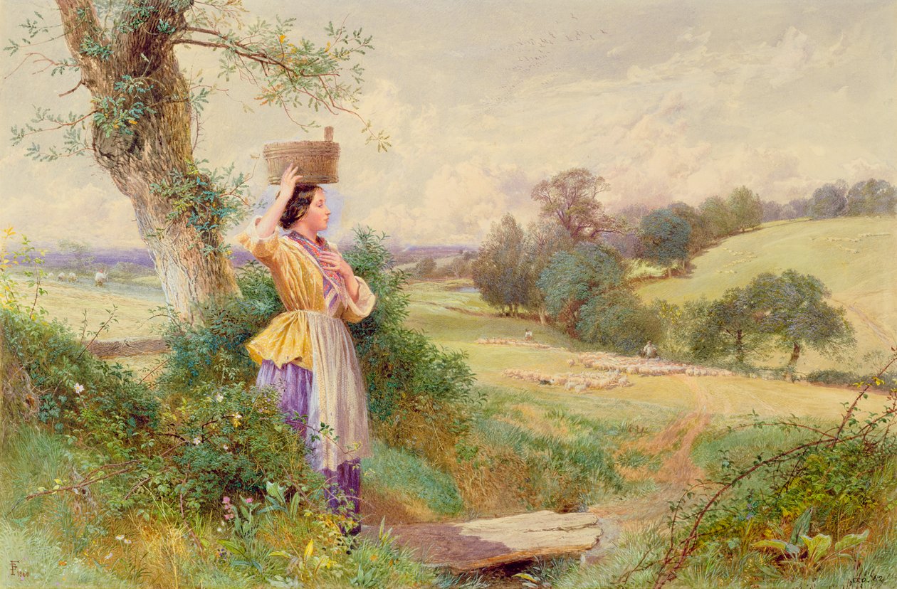 La laitière - Myles Birket Foster