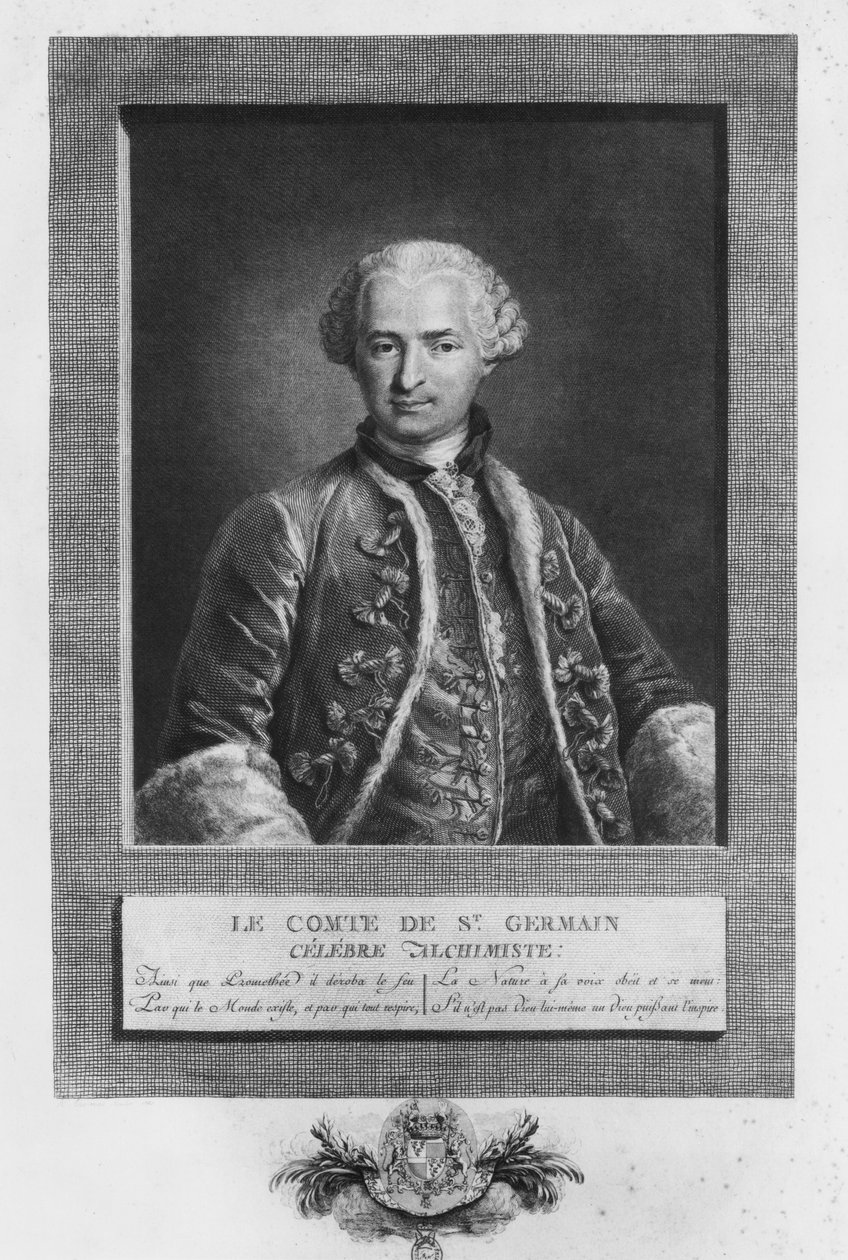 Comte de Saint-Germain, célèbre alchimiste, 1783 - N. Thomas