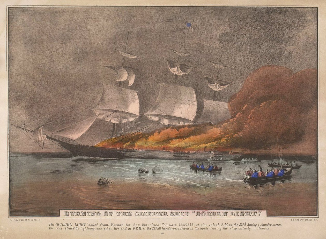 Incendie du clipper 
