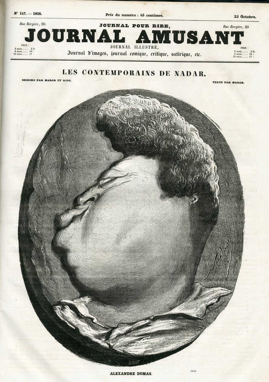 Couverture de "The Fun Journal" - Nadar