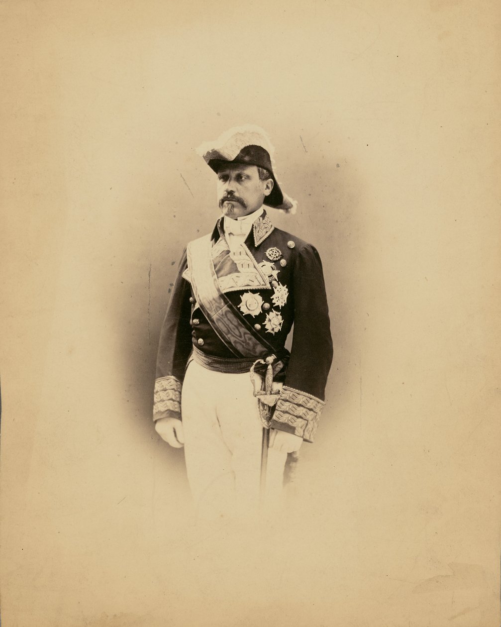 M[aréch]al Serrano - Nadar [Gaspard Félix Tournachon]