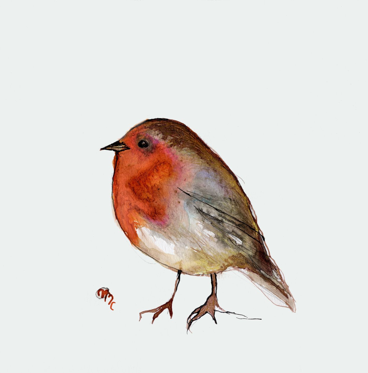 Gros Rouge-Gorge, 2017 - Nancy Moniz Charalambous