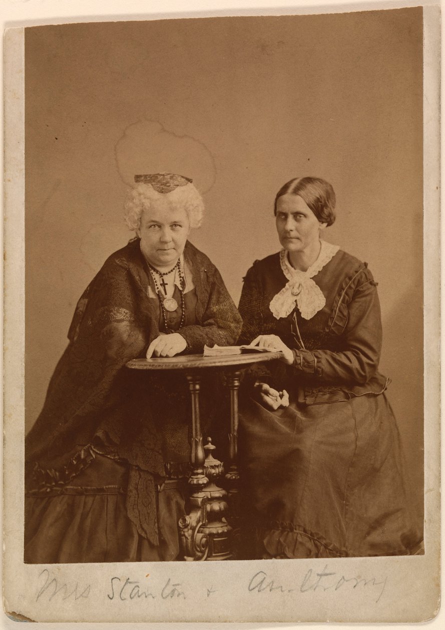 Elizabeth Cady Stanton et Susan B. Anthony - Napoleon Sarony