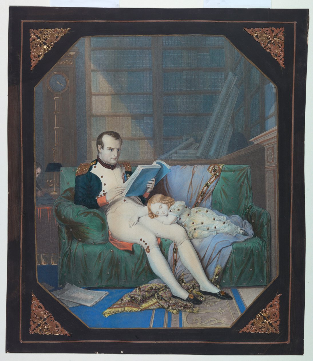 "Image en clinquant": Napoléon dans son étude - Napoleon Bonaparte