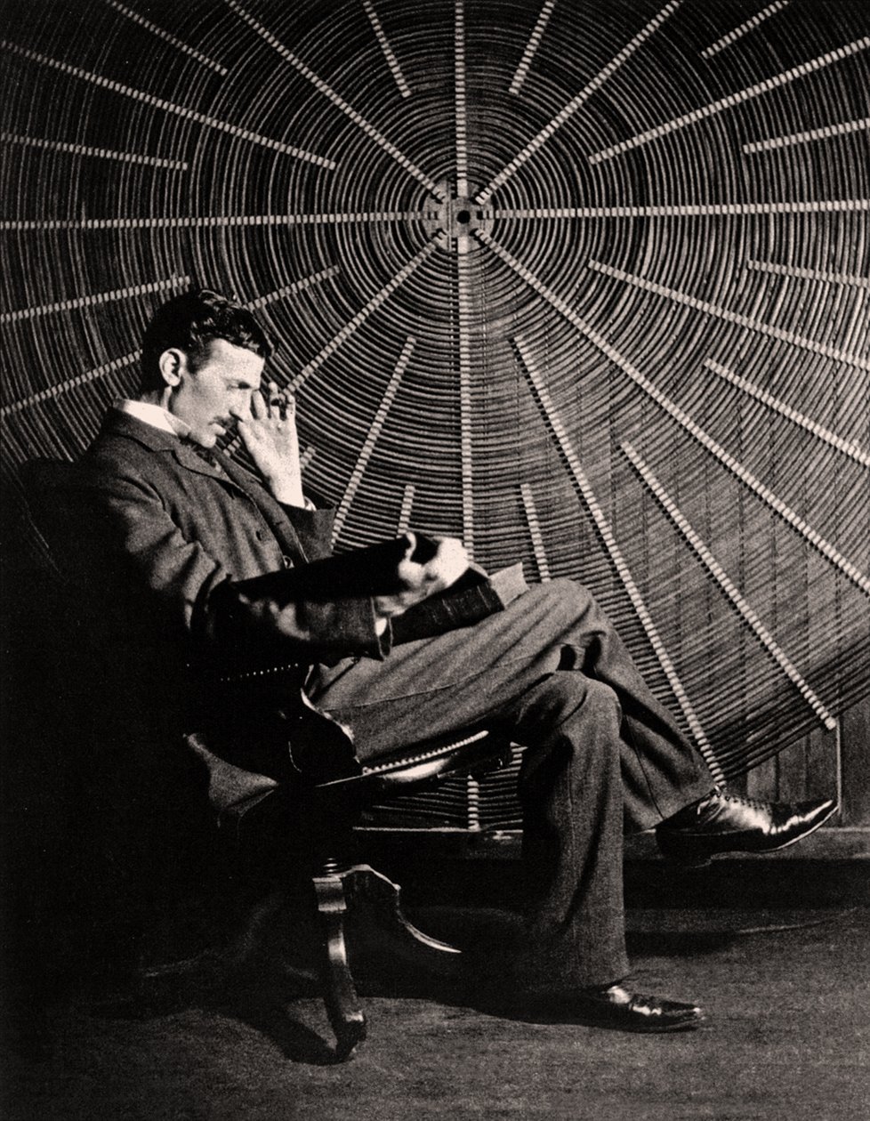 Portrait de Nikola Tesla, 1890 - Napoleon Sarony