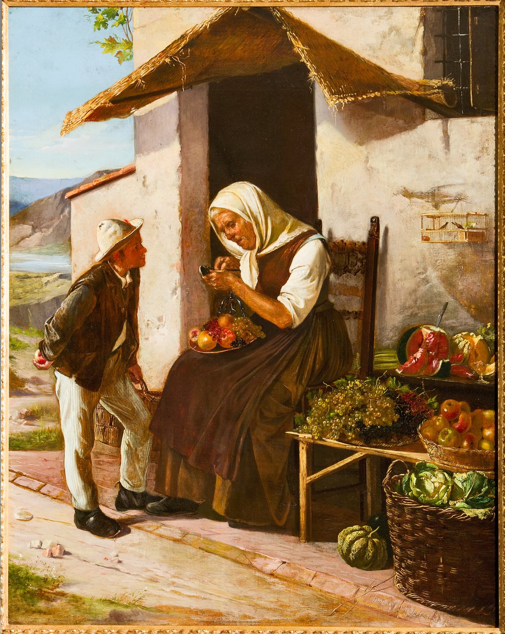 Chez le primeur - Narciso Malatesta