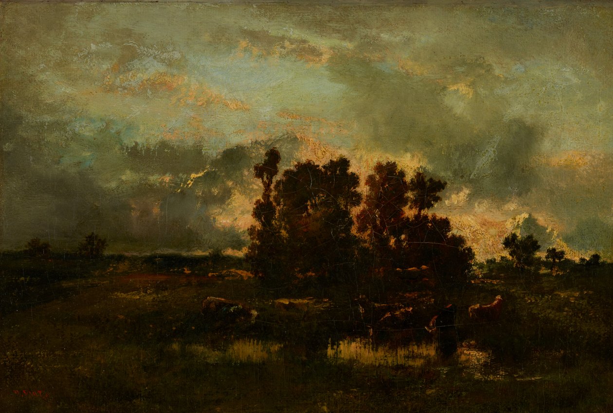 Pâturage humide, c.1870 - Narcisse Virgile Diaz de la Peña