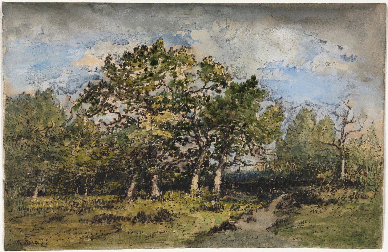 Paysage - Narcisse Diaz de la Pena
