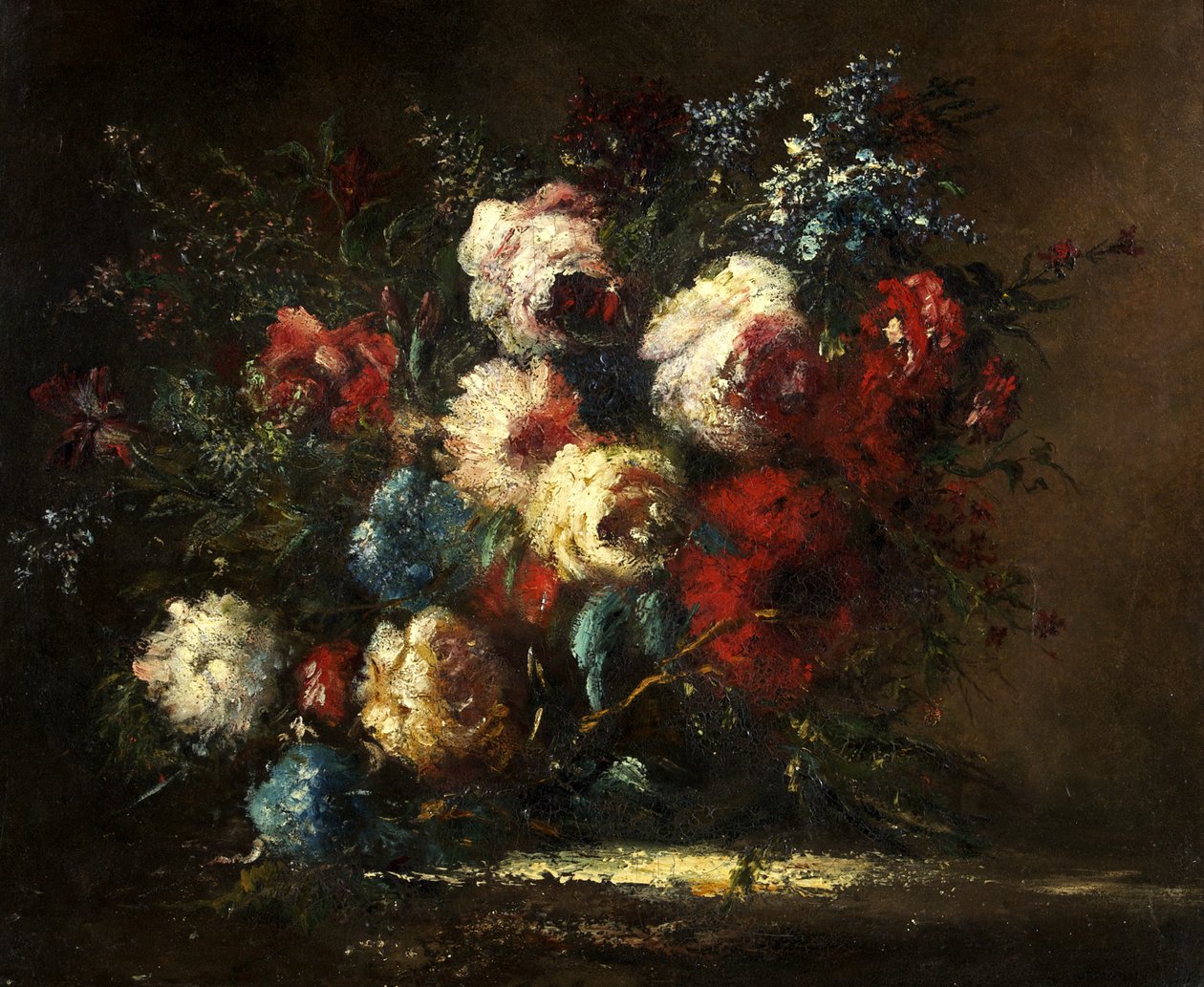 Pièce florale - Narcisse Virgile Diaz de la Peña