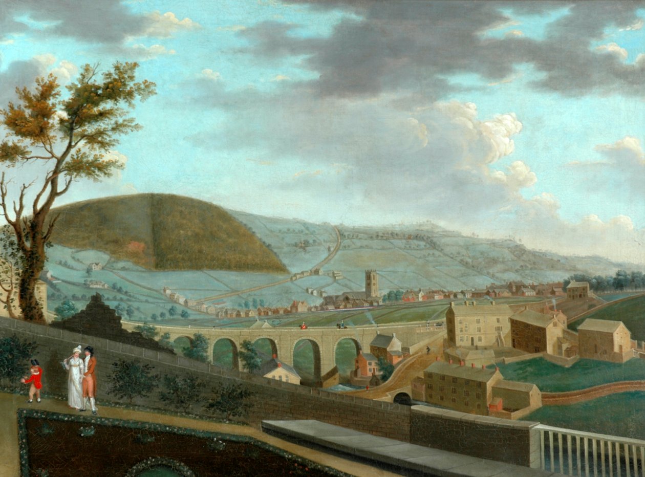 Vue nord-ouest de Halifax, c.1810 - Nathan Theodore Fielding
