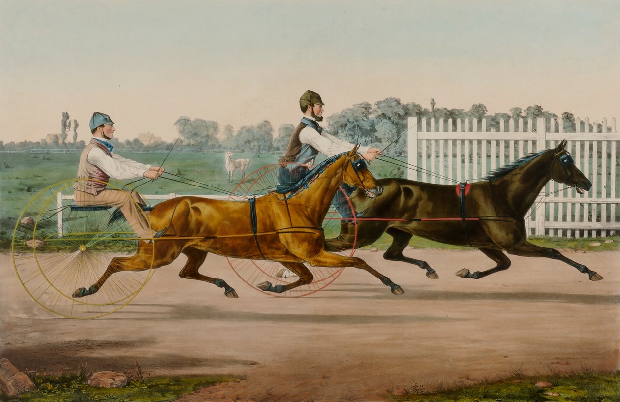 Flora Temple et Highland Maid - Nathaniel Currier