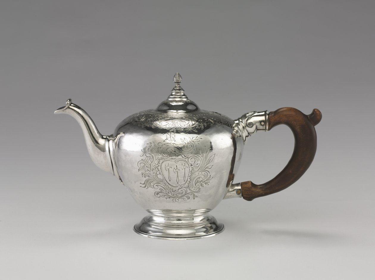 Théière, vers 1755-1760 (argent) - Nathaniel Hurd